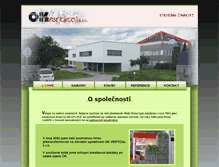 Tablet Screenshot of okvertical.cz